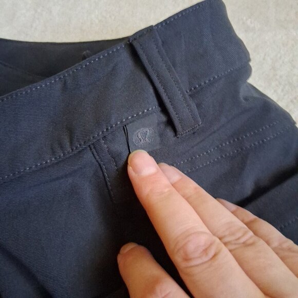 Lululemon Men's Gray Obsidian ABC Slim Warpstreme Pants Size 28 - Picture 9 of 14